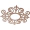 Ekena Millwork Dijon Wood Fretwork Pierced Ceiling Medallion, Wood (Paint Grade), 40"OD x 13"ID x 3/8"T CMWP40X40X0375DIMF - alternate 2